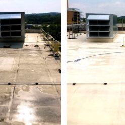 Ohio Roof cleaning before and after